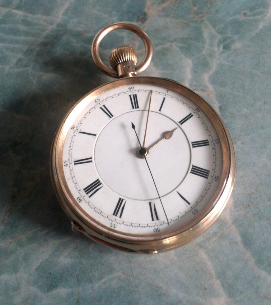Heavy 1903 9ct Rose Gold pocket watch in excellent original condition.